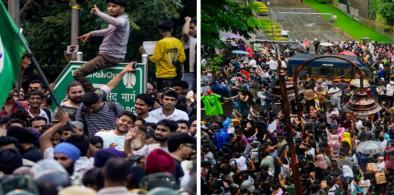 Student protests in Delhi and Mumbai