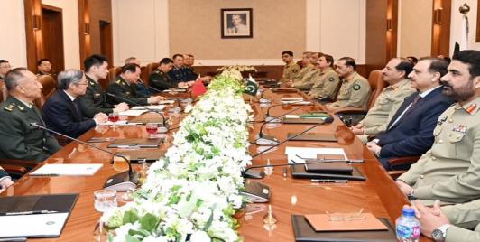 Chinese military delegation in Pakistan