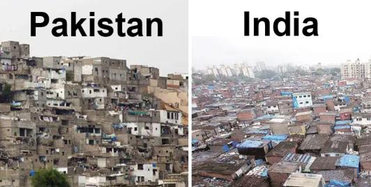 India and Pakistan slums