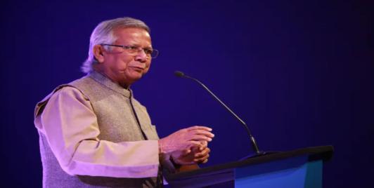 Nobel Peace Prize laureate Muhammad Yunus