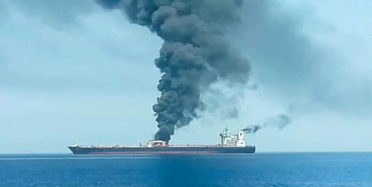 Sinking of Iranian ship in Indian Ocean