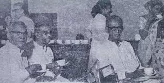 N.Q Dias is at extreme right / Photo credit: Author