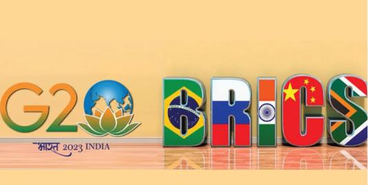 India’s leadership in global forums such as BRICS and the G20