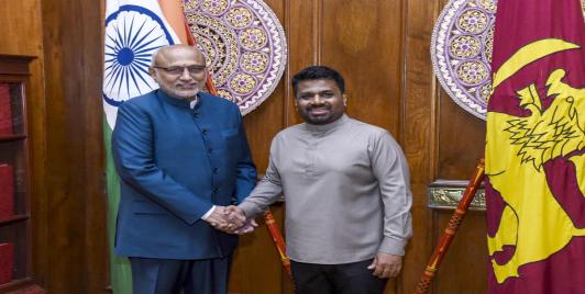 Indian Vice President C.P. Radhakrishnan visit to Sri Lanka