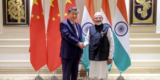 Prime Minister Narendra Modi during a bilateral meeting with Chinese President Xi Jinping on the sidelines of the 18th BRICS Summit, in New Delhi. Photo: PMO