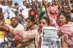 Kashmiris protesting in Srinagar against Pahalgam attack