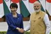 Japan PM and Modi in New Delh